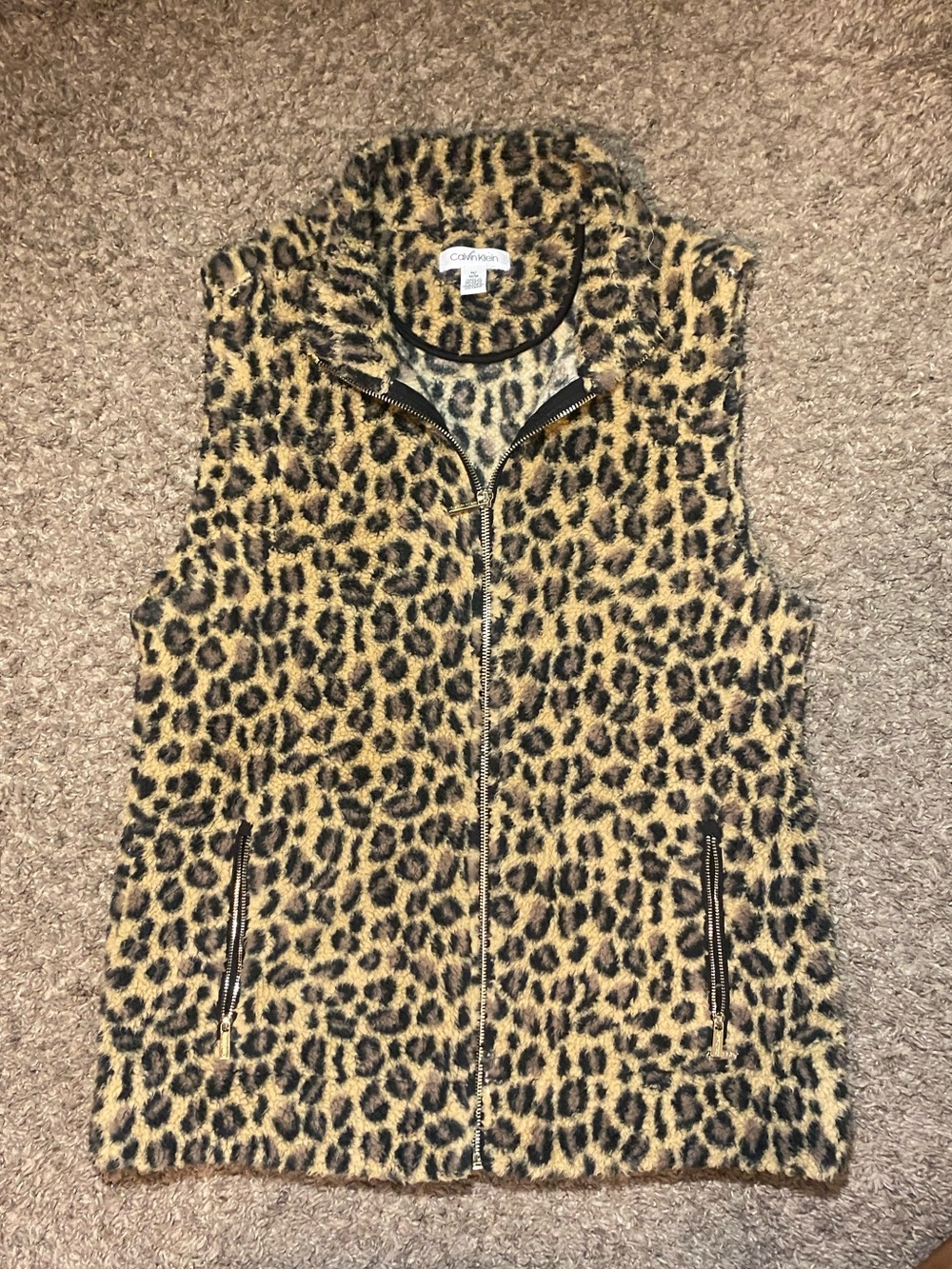 Calvin Klein Leopard Print Vest